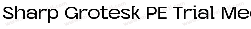 Sharp Grotesk PE Trial Medium 21字体转换